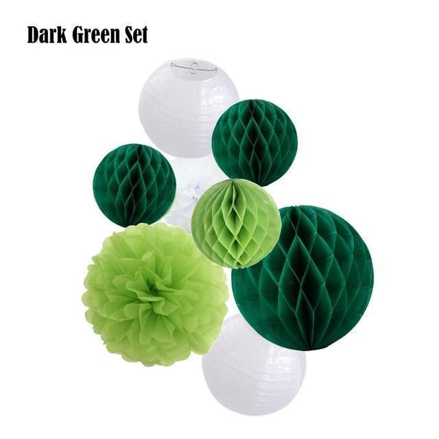Mixed Flower Paper Lanterns-ToShay.org