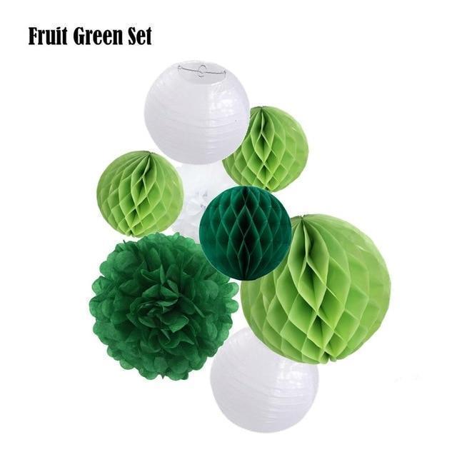 Mixed Flower Paper Lanterns-ToShay.org