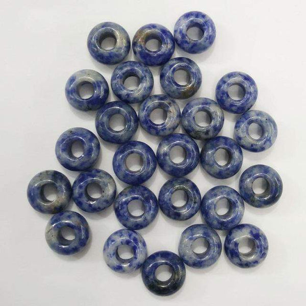 Mixed Gem Stone Donut Beads-ToShay.org