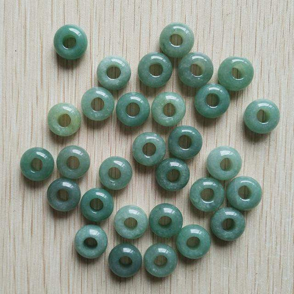 Mixed Gem Stone Donut Beads-ToShay.org