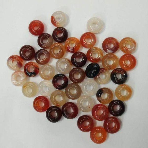 Mixed Gem Stone Donut Beads-ToShay.org