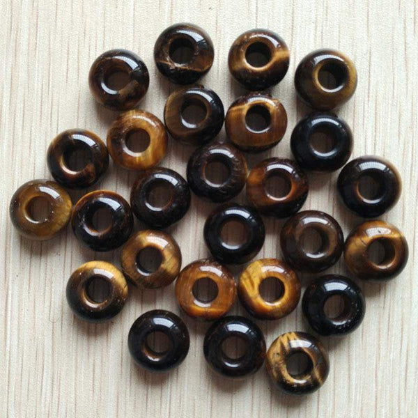 Mixed Gem Stone Donut Beads-ToShay.org