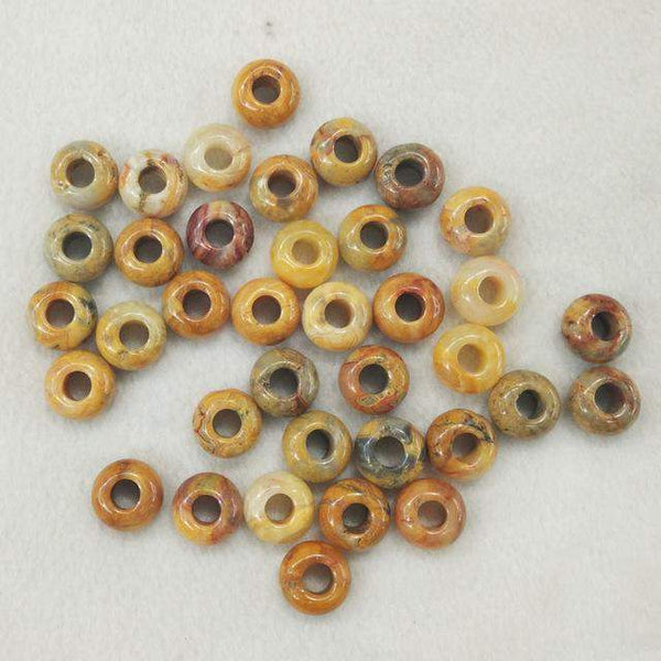 Mixed Gem Stone Donut Beads-ToShay.org
