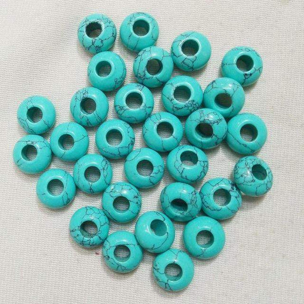 Mixed Gem Stone Donut Beads-ToShay.org