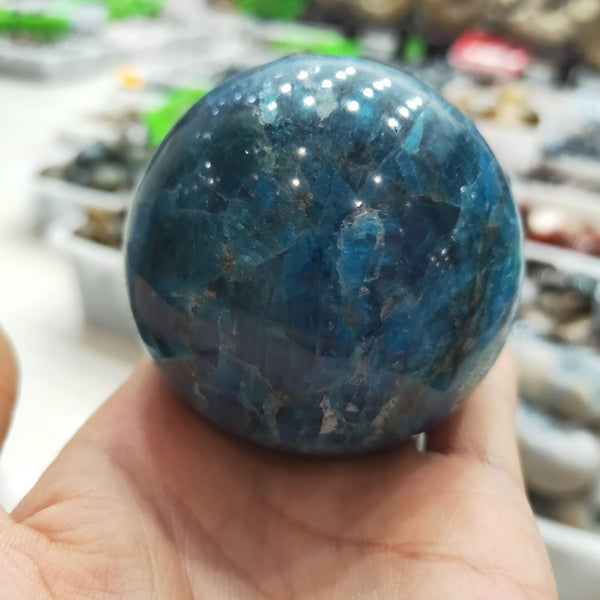 Blue Apatite Ball-ToShay.org
