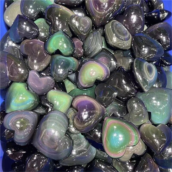 Rainbow Obsidian Hearts-ToShay.org
