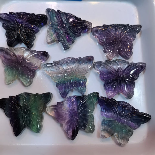Purple Fluorite Butterfly-ToShay.org