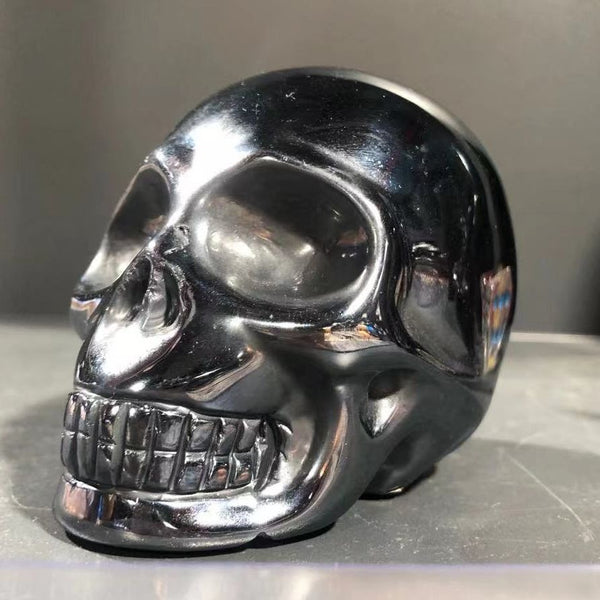 Silver Terahertz Skull-ToShay.org