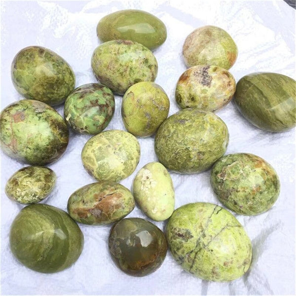 Green Opalite Palm Stones-ToShay.org