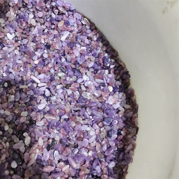 Purple Lilac Crystal Pebbles-ToShay.org