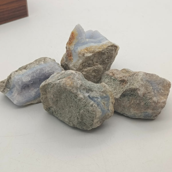 Blue Lace Agate Rough Stones-ToShay.org