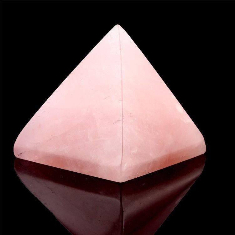 White Opalite Crystal Pyramid-ToShay.org