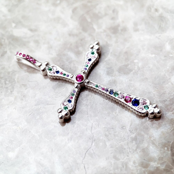 Jewelled Cross Pendant-ToShay.org