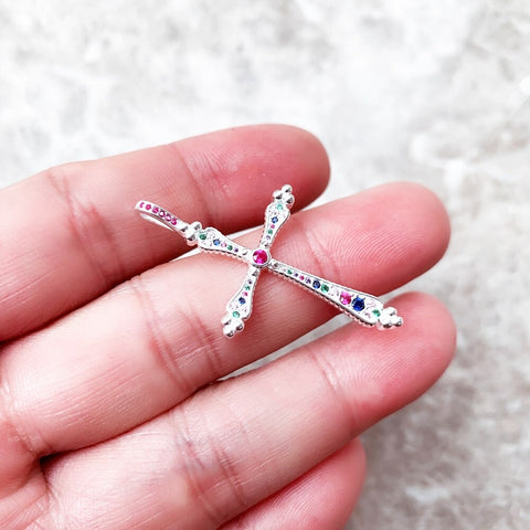Jewelled Cross Pendant-ToShay.org