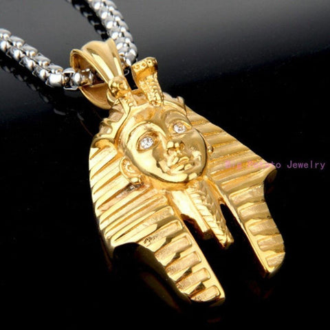 Gold Pharaoh Pendant-ToShay.org