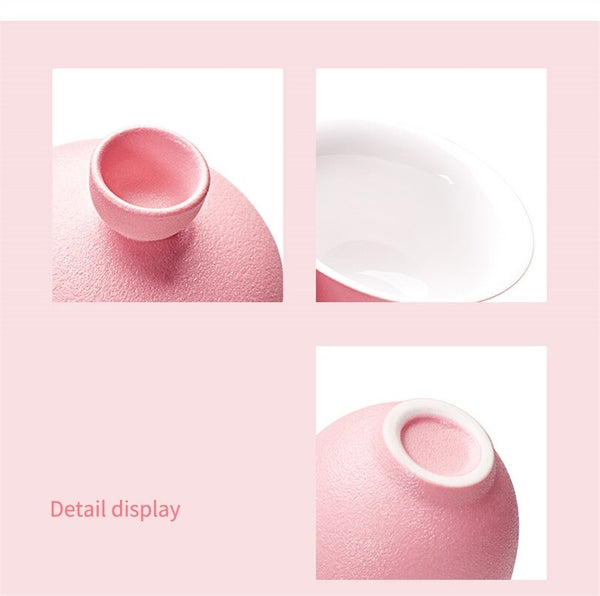 Pink Ceramic Tea Bowl-ToShay.org