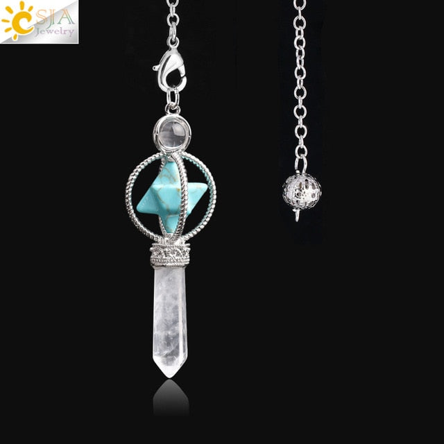 Merkaba Crystal Dowsing Pendulum-ToShay.org