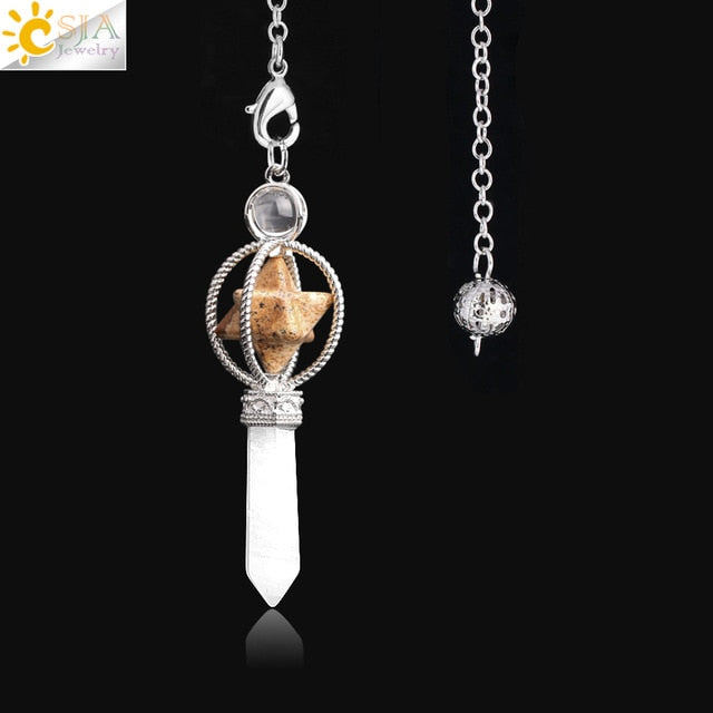 Merkaba Crystal Dowsing Pendulum-ToShay.org