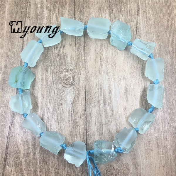 Blue Topaz Nugget Beads-ToShay.org