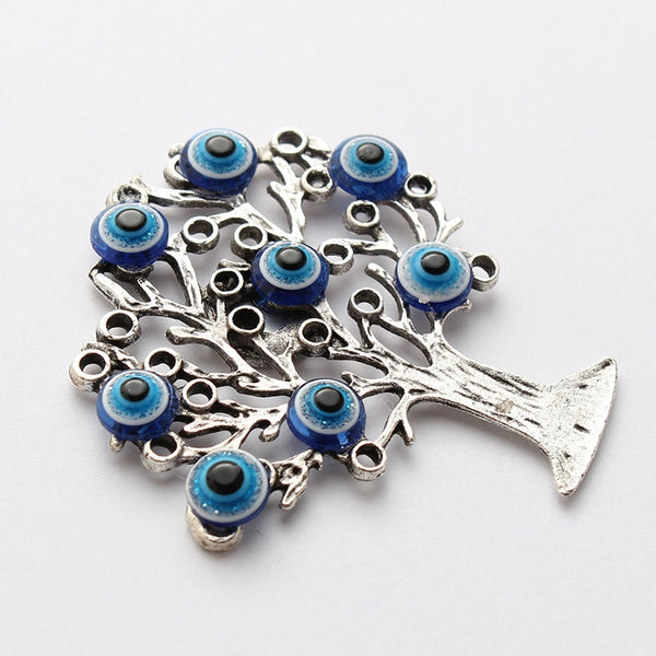 Blue Evil Eye Tree Charms-ToShay.org