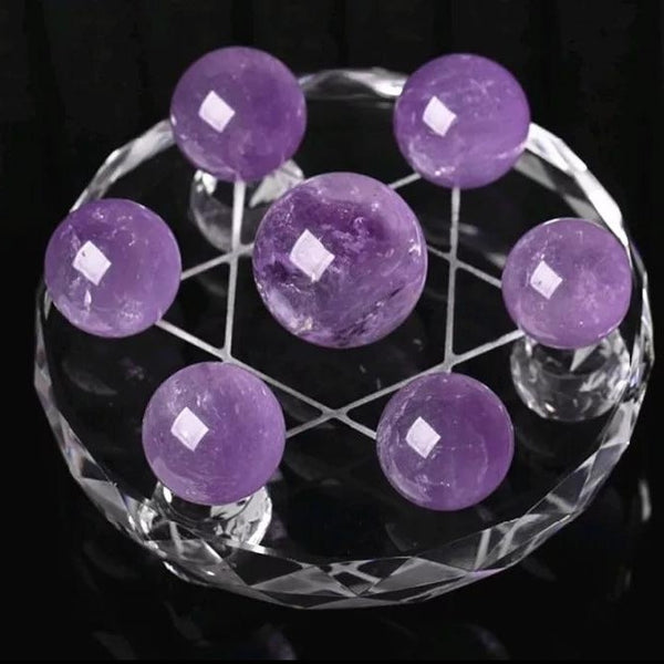 Purple Amethyst Seven Star Balls-ToShay.org