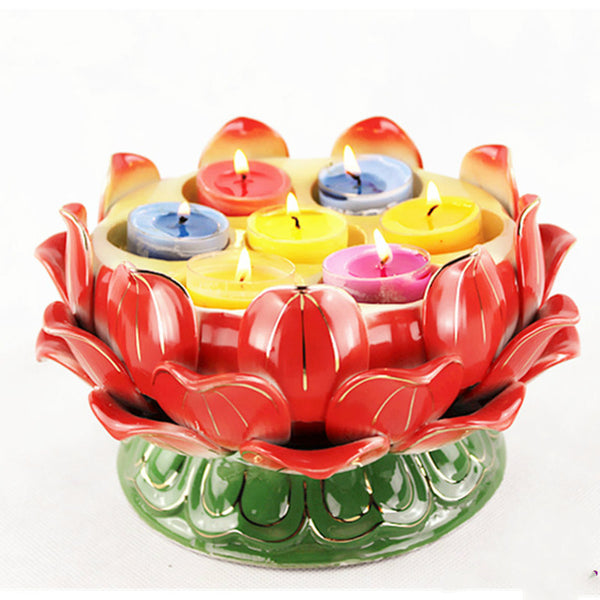 Lotus Flower Candle Holder-ToShay.org