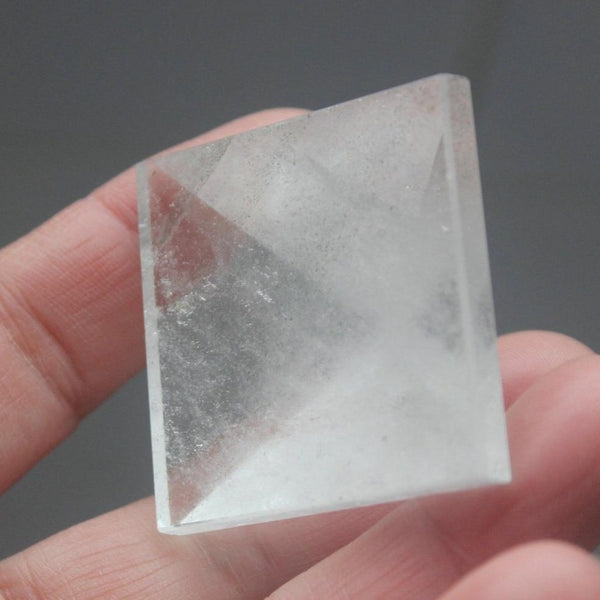 Clear Crystal Quartz Pyramid-ToShay.org