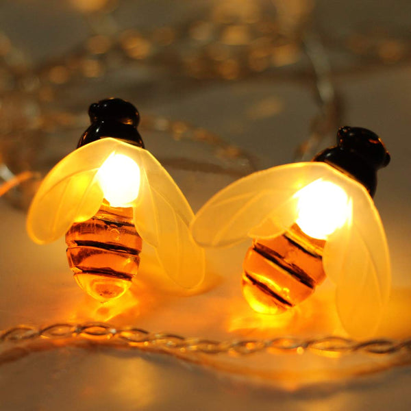 Solar Bee String Lights-ToShay.org