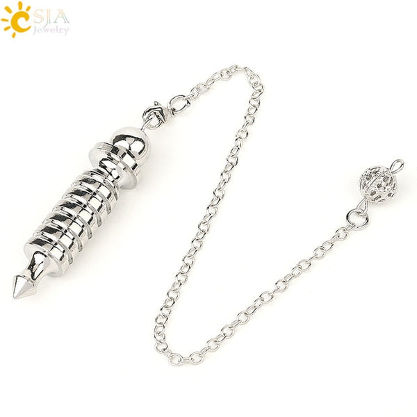 Screw Shape Metal Dowsing Pendulum-ToShay.org