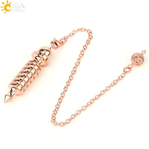 Screw Shape Metal Dowsing Pendulum-ToShay.org