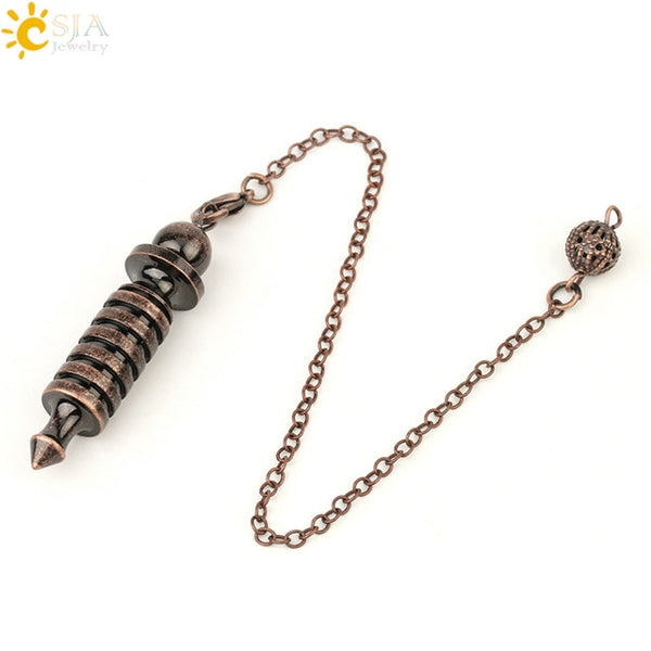 Screw Shape Metal Dowsing Pendulum-ToShay.org