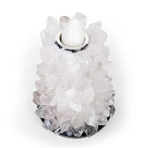 Mixed Crystal Candle Holder-ToShay.org