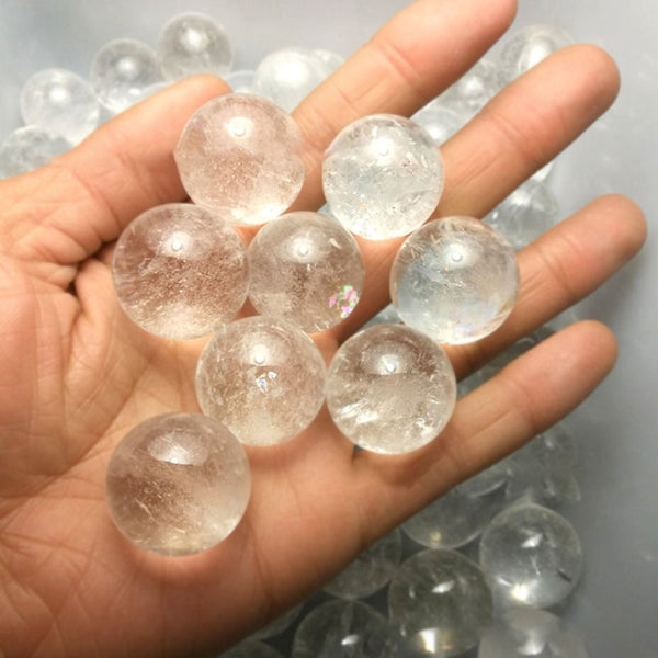 Clear Crystal Quartz Balls-ToShay.org