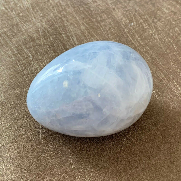 Blue Celestite Crystal Egg-ToShay.org