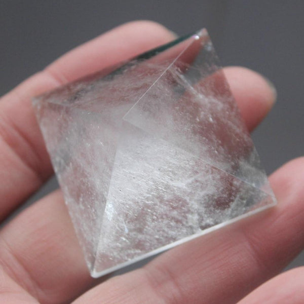 Clear Crystal Quartz Pyramid-ToShay.org