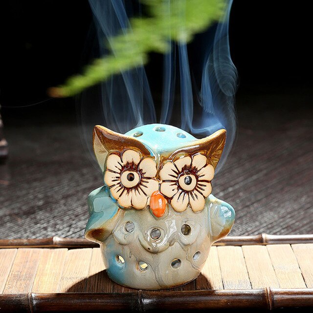 Hollow Owl Essential Oil Burner-ToShay.org