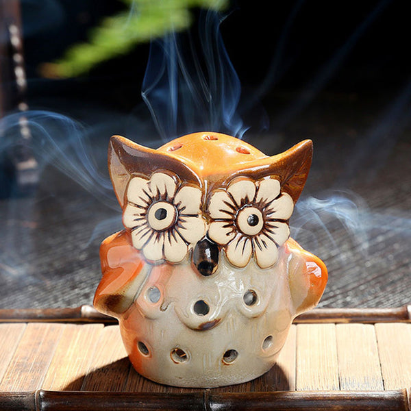 Hollow Owl Essential Oil Burner-ToShay.org