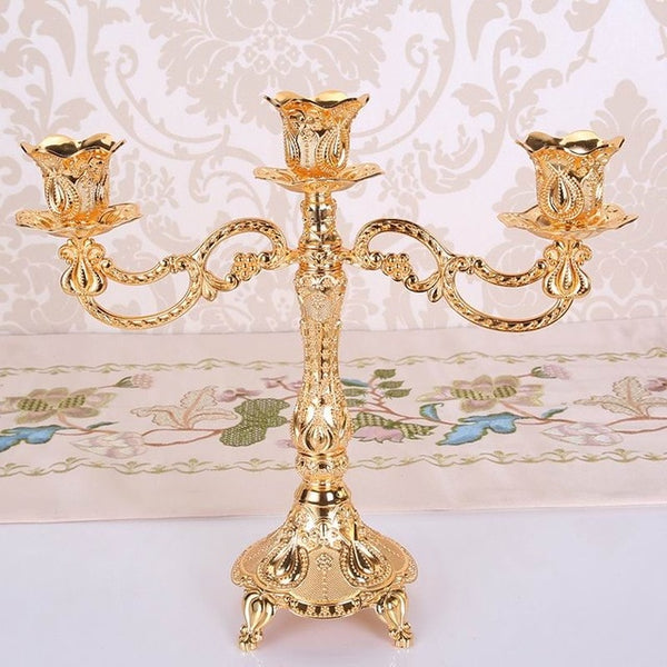 Mixed Metal Candelabras-ToShay.org