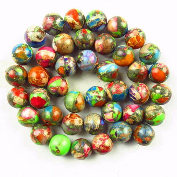 Mixed Rainbow Jasper Beads-ToShay.org