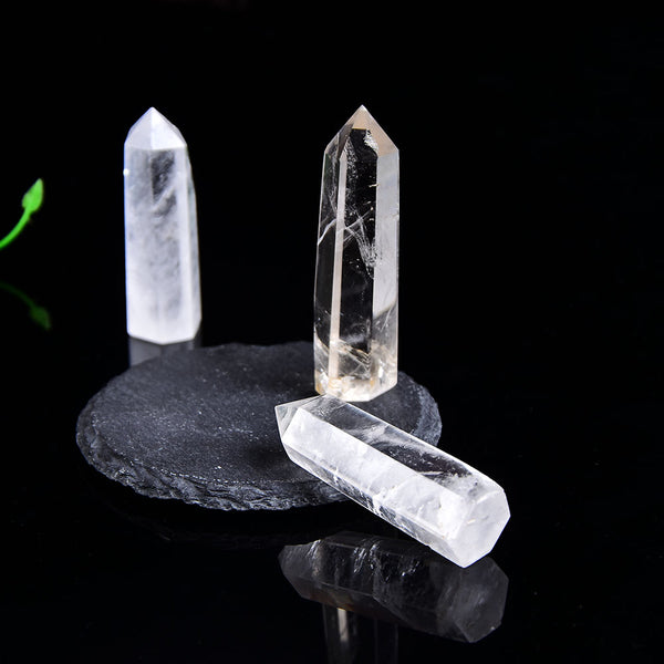 Clear Crystal Wand Point-ToShay.org