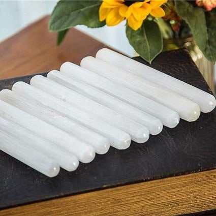 White Selenite Crystal-ToShay.org