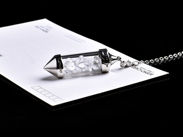 Crystal Wishing Bottle Pendulum-ToShay.org