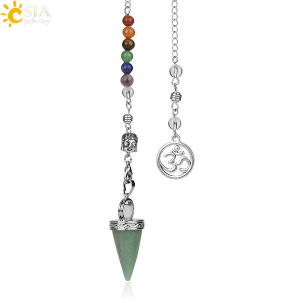 Gemstone Chakra Dowsing Pendulums-ToShay.org