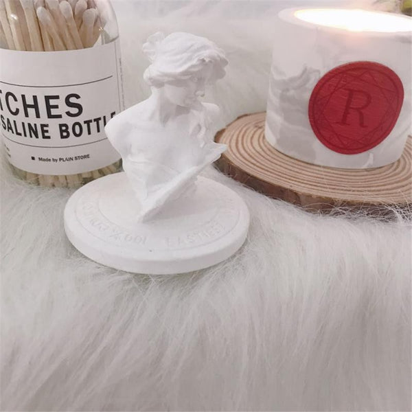 White Statue Candles-ToShay.org