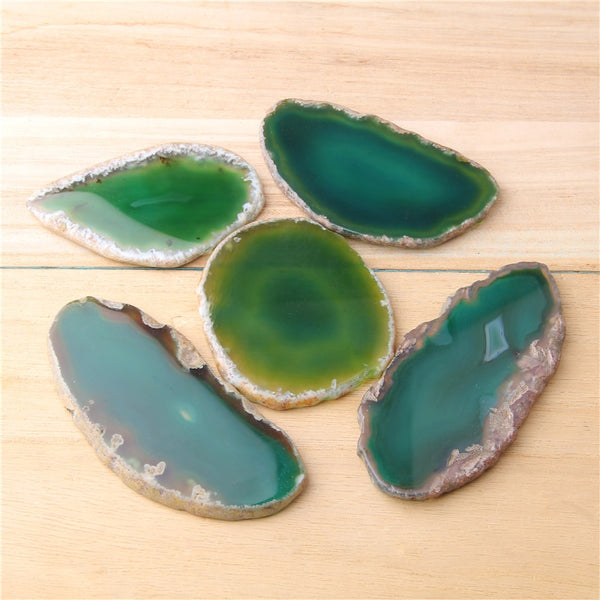Green Agate Slices-ToShay.org