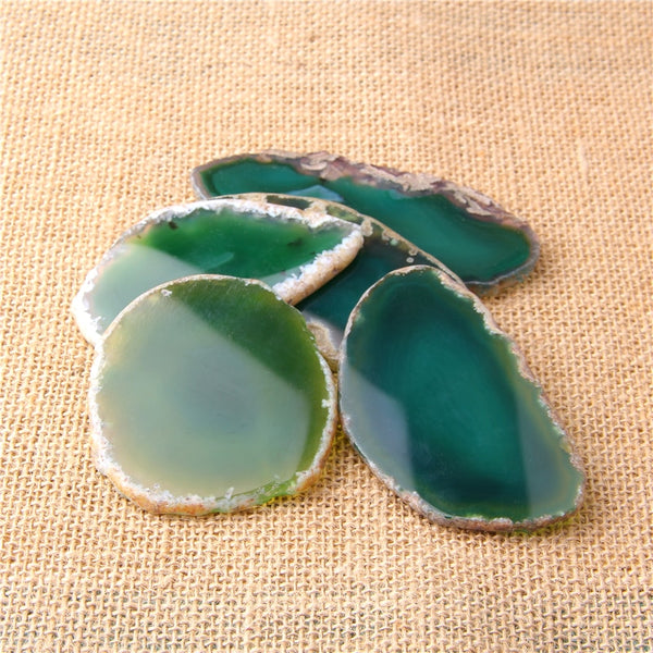 Green Agate Slices-ToShay.org