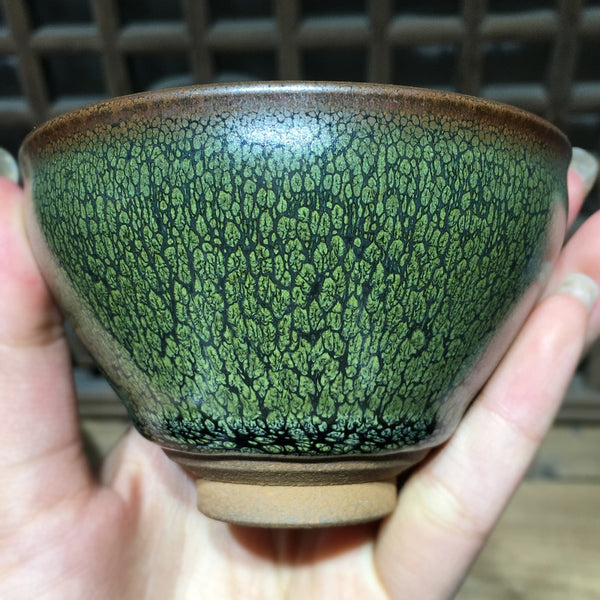 Green Glaze Jianzhan Tea Bowl-ToShay.org
