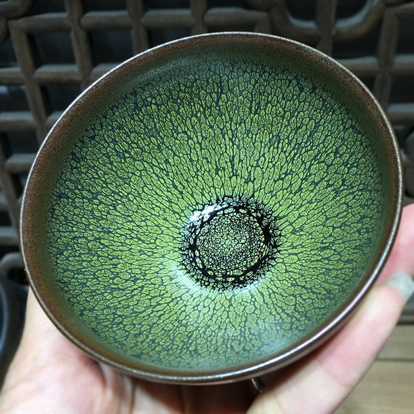 Green Glaze Jianzhan Tea Bowl-ToShay.org