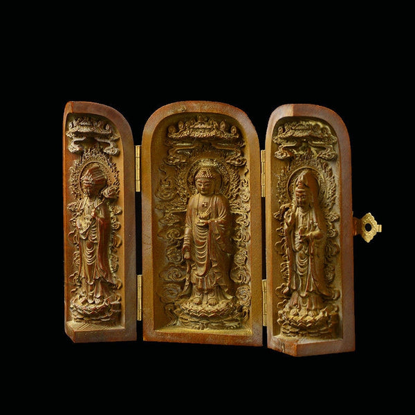 Wood Buddha Box-ToShay.org