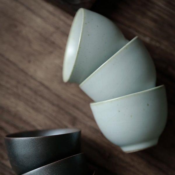 Stoneware Ceramic Tea Cups-ToShay.org